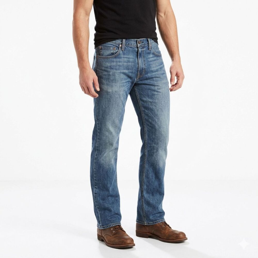 Levi’s 527‎ Slim Bootcut Jeans Men’s 36x30 Medium Wash Denim Blue
